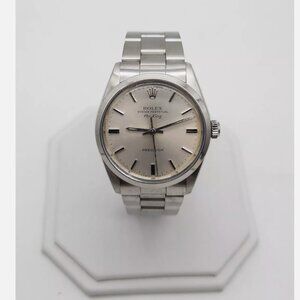 Rolex Men's Air King Silver Watch